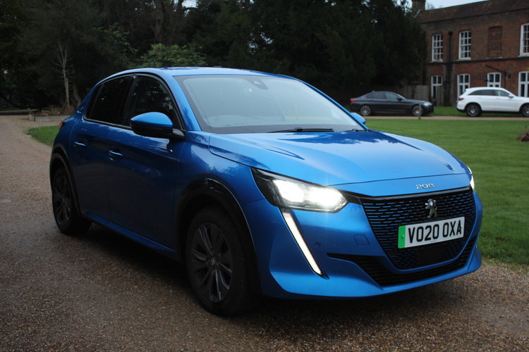 Peugeot e-208 100kW Allure 5dr<br />2020 Metallic Blue Hatchback £10,995