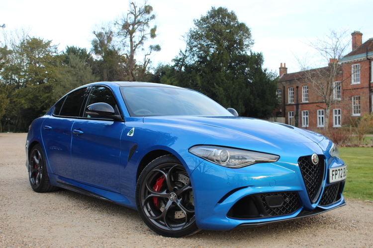 Alfa Romeo Giulia 2.9 V6 Quadrifoglio <br />2022 Metallic Blue Saloon £58,995